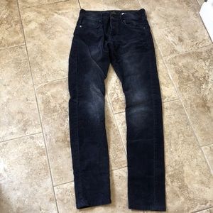 Scotch and soda Dark blue Corduroy jeans